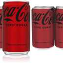 Coke Zero Sugar Mini-Can 7.5 fl oz, 12 Pack (Package May Vary)