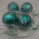 YYCRAFT 4ct Jumbo Teal Shiny Christmas Ball Ornaments 4 Inch for Xmas Tree Christmas Decorations Shatterproof Gift Set (Teal, XL)
