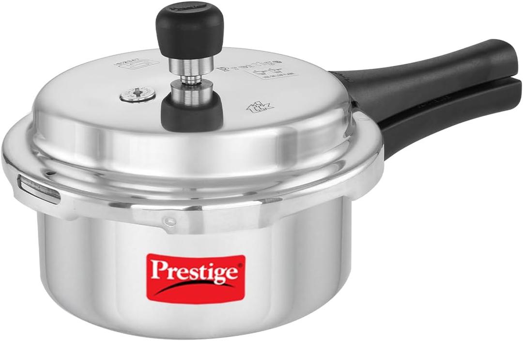 Prestige Popular Aluminium Pressure Cooker, 2 Liter