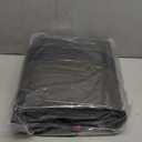 QPAU Snow Sled with Premium Canvas Cover, 2 Person Inflatable Heavy Duty Snow Tube with Reinforced Handles, Snow Sleds for Kids and Adults, Winter Toboggan Outdoor Toys Gifts for Family