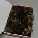 SEIKEA Ponytail Extension, PT005 Isabella 18" Long Bohemian Curly Drawstring Ponytail Light Fluffy Multi Layered Clip in Hair Extensions Ponytail Natural Soft Synthetic Hairpiece Black