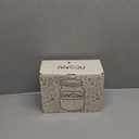 ANSQU Airtight Small Glass Jars with Lids, 17oz Food Storage Jar Clear Storage Container with Glass Lid for Kitchen Canning, Cereal, Sugar, Beans, Spice, Mason Jars (2 Pack)