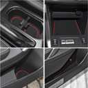 Auovo Anti Dust Mats Compatible with Subaru Forester Accessories 2014-2018 Interior Door Compartment Liners Cup Holder Coasters Center Console Liners 13pcs(Red)