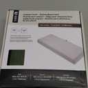 Classic Accessories Montlake Water-Resistant 59 x 18 x 3 Inch Outdoor Bench/Settee Cushion Slip Cover, Patio Furniture Swing Cushion Cover, Heather Fern Green, Patio Furniture Cushion Covers