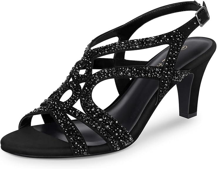 Pizz Annual Amelia Women's Shoes For Party Wedding Celebration Black Size 9