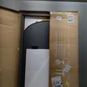 VooBang Vintage Arched Bathroom Mirror, 24x36 Inch Retro Wall Mounted Vanity Mirror with Carved Pattern Top and Metal Frame, Gold Decorative Mirror for Hanging or Leaning