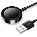 for Apple Watch Charger Magnetic Fast Charging Cable [Portable] Magnetic Wireless Charging Compatible with iWatch Series Ultra/8/7/6/SE/SE2/5/4/3/2/1-[6.6FT/2M] Black