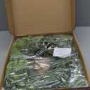 9Ft by 10 Inch Christmas Norfolk Pine Garland Decorations,Real Touch Garlands with Norfolk Pine&Cedar Branches,Realistic Soft Thick Artificial Greenery Garland for Mantle Stair Indoor Outdoor Decor