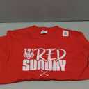 Tiger Red Sunday Golf TShirt Medium, Red 