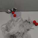 Toddler Kids Girl Christmas/Halloween Costume Set Tulle Dress Set for Halloween/Christmas Party Cosplay (4-5 Years, White)