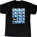 Unisex-Adult Standard Repeat Photo T-Shirt (XX-Large, Black)