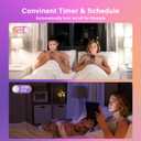 Sengled G2 Wi-Fi Bluetooth Smart Light Bulbs, Smart Bulbs That Work with Alexa & Google Assistant, Color Changing LED Light Bulbs 2000-6500K Dimmable, No Hub Required, 60W Equiv. 800LM CRI>90, 4 Pack (Full Color (16 Millions))