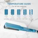 BabylissPRO Nano Titanium Ultra-Thin Hair Straightener, Professional Flat Iron, 5-Inch Extended Plates for Faster Straightening, for All Hair Types