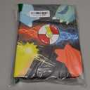 Card Binder 4 Pocket with 50 Removable Sleeves-Can Hold 400 Cards,3-Ring Zipper Sports Book is Gifts for Boys and GirlsBlack (3-9.8*7.5*1.9IN)