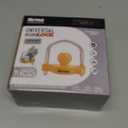 RETRUE Universal Coupler Lock Trailer Locks Ball Hitch Trailer Hitch Lock Adjustable Security Heavy-Duty Steel Fits 1-7/8 Inch, 2 Inch, 2-5/16 Inch Couplers, Bright Yellow, Light Weight