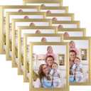 Giftgarden 8x10 Picture Frame Gold Set of 12, Multi Modern 8 x 10 Frames Bulk for Wall or Tabletop Display