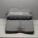 Orthopedic Bed Wedge Pillow Set 3Pcs, Adjustable Memory Foam, Pillow Wedge for Post Surgery, Back Pain Relief, Triangle Pillows for Acid Reflux, Snoring, GERD, Dark Grey