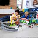 Hot Wheels Mario Kart Circuit Track Set & 2 Toy Vehicles, Racing Playset Includes Booster, Plus Mario & Yoshi Karts 