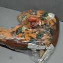 Wedding Arch Flowers, Artificial Flowers for Decoration, Large Flower Swag for Boho Styles Wedding Ceremony Floral Decor - Pack of 2 (Orange&pampas Dark Coffee)