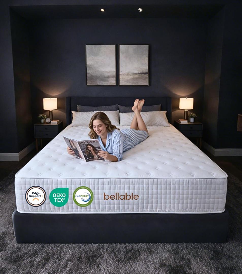 Full Size Mattress, 14 Inch Medium Firm Hybrid Full Mattress, Full Size Mattress in A Box, Memory Foam Individually Pocket Coils with Excellent Edge Support, Zone Support for Back Pain Relief