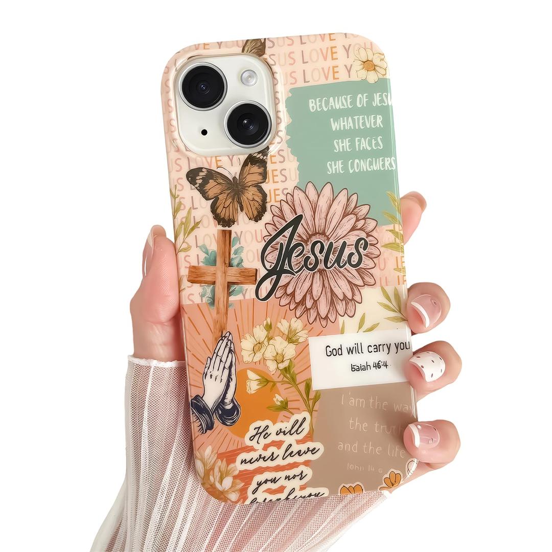 Compatible with iPhone 13 Case, Aesthetic Cute Patchwork Pattern Designed, Soft TPU Slim Shockproof Phone Case for Girls Women, Pink Plaid Striped