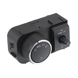 Hihaha No.25858706 / Front/Car Headlight Switch for Cadillac Escalade 2007-2014 for GMC Yukon 2011-2013 / Headlamp Switch/Plastic / 1 Pcs/Black