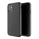 Gear4 Battersea Hardback Case with Advanced Impact Protection [ Protected by D3O ] with Reinforced Back Protection, Slim Design - Made for iPhone 12, iPhone 12 Pro - Black