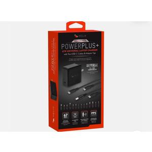 Helix 65W Universal USB-C Laptop Charger Power Adapter (ETHNBC65U) Black