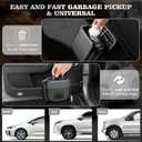 2 Packs Car Trash Can with LidBuilt-in Storage Garbage BagLeakproof Vehicle TrashCar Accessories for Interior,Mini Garbage Bin for Automotive, Office, Kitchen,Bedroomwith 60pcs Trash Bags
