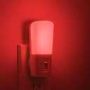 LOHAS Red Night Light Plug in, Dimmable Light LED Night Lights with Dusk to Dawn Sensor, Adjustable Brightness Red Light for Nursery Kids Room Hallway Kitchen,Christmas Gift 2 Pack