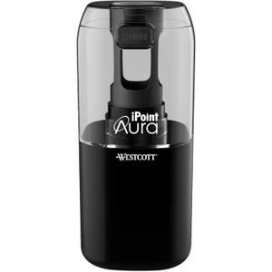 Westcott iPoint® Aura Battery Pencil Sharpener, Assorted Colors (17319)