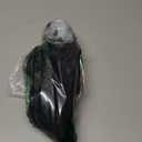 GREEN VOYAGE Women's GOTS Certified Organic Cotton Mid Rise Super Soft Knit Leggings, Size S (Black)