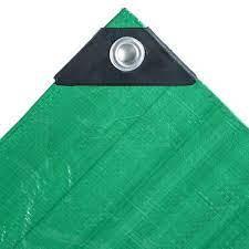 Tarp 15x30 ft Heavy Duty 100% Waterproof 10mil,UV Resistant,Durable Grommets and Reinforced Edges Green/Black Tarp for Camping, Swimming Pools,Car Coverage -by MVPNET