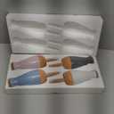 Ollas (Set of 4) | 12oz Terracotta Plant Watering Globes - Self Watering Planter Insert - Automatic Plant Watering Devices | Vacation Watering Pots for Indoor & Outdoor Plants (Black, Blue, White and Pink)