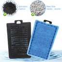 BOXOB 10pcs Rite-Size E Filter Cartridges Replacement for Marineland Emperor PRO 450 280 400, Aquarium Filter Accessories for Fish Tank Multi-Stage Filtration
