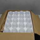 4oz Small Glass Jars 35Pack, Clear Glass Pudding Jars with PE Lids and Tags, Spice Jars/Glass Jelly Jars/Yogurt Jars/Small Jars with Lids (Set of 40)