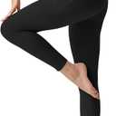 Leggings with Pockets for Women High Waisted Tummy Control Yoga Pants for Workout Running No See Through Black, Small
