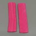 COFSODI Car Seat Belt Cover Pad, Comfortable Seat Strap Pads, Compatible with All Models of Seatbelt Covers, Can Be Used As A Backpack Shoulder Pad, Essential Car Seat Shoulder Strap Pad, Pink, Pack of 2