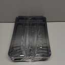 2 x Aujen Silverware Organizer - Expandable Kitchen Drawer Organizer, Adjustable Utensil Organizer, Cutlery Tray for Forks, Knives, Multipurpose Kitchen Organizers and Storage Solution, Black, Medium