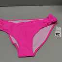 Women's Bathing Suit Bottoms Full Coverage Ruched Bikini Tankini Bottom Swimsuit Brief (Pink, XL)