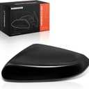 A-Premium Passenger Side Rearview Mirror Cover Cap - Compatible with Honda Civic 2016 2017 2018 2019 2020 - Smooth Black