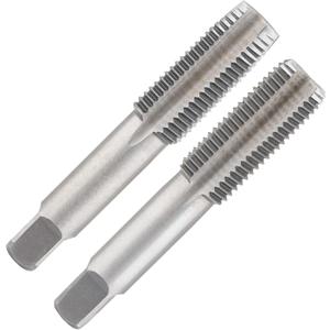 2pcs M18x1.5 Tap, M18 Metric Thread Tap Right Hand Thread Tapping Tool, HSS Thread Milling Taps (M18 x 1.5, Taper & Plug Tap)