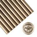 Glue Gun Sealing Wax Sticks for Wax Seal Stamp - Metallic Champagne Gold, Great for Wedding Invitations, Cards Envelopes, Snail Mails, Wine Packages, Christmas Gift Ideas, Pack of 10