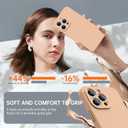 for iPhone 16 Pro Max Case with 2 Screen Protectors - Compatible with Magsafe - Upgraded Camera Protection - Liquid Silicone Protective Phone Case 6.9" for Men, Women,Girls - Elegant Gold