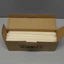 flamecan Ivory Taper Candles, Set of 20 Unscented and Smokeless 10 Inch Taper Candles Long Burning, Paraffin Wax with Cotton Wicks for Burning Approxinately 7-8 Hours Time