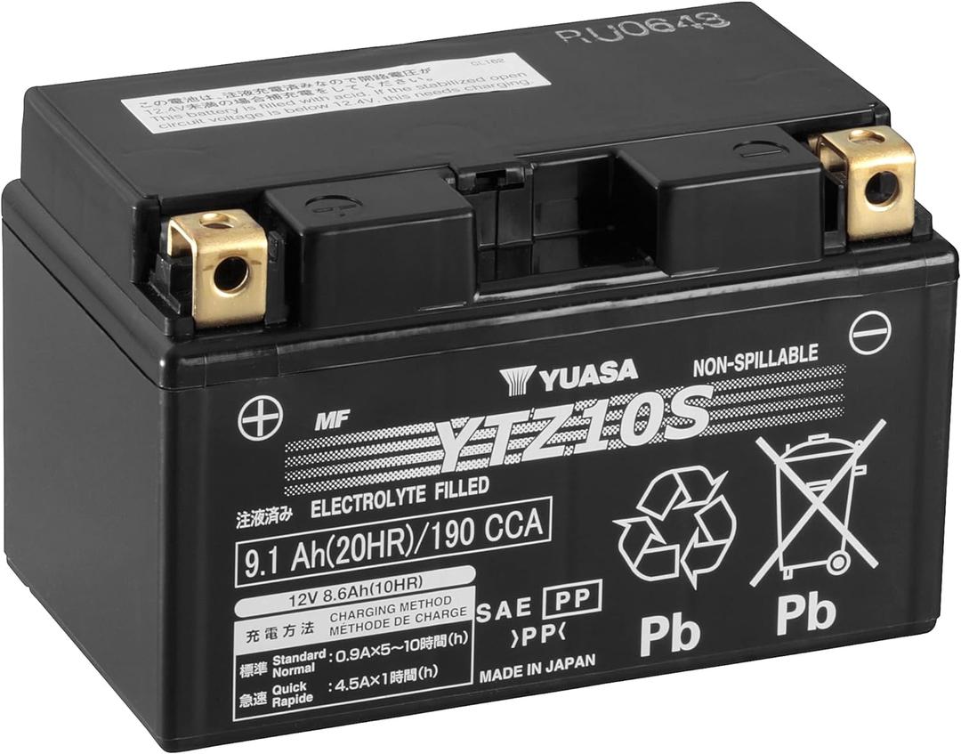 Yuasa YUAM7210A YTZ10S Factory Activated YTZ High Performance AGM Battery
