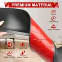 Storystore Wall Baseboard Trim 4 Inch x 150 Feet, Flexible Self-Adhesive Rubber Baseboard for Walls, Peel and Stick Wall Molding Trim