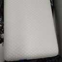 Memory Foam Bed Pillows, Pillow for Side and Back Sleeper, Pillow for Neck Pain Relief, Washable Removable Cover, Soft, White (Queen)