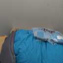 downluxe Queen Comforter Set - Ocean and Grey Queen Comforter, Soft Bedding Sets for All Seasons -3 Pieces - 1 Comforter (88"x92") and 2 Pillow Shams(20"x26")