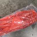 JEAREY 6.6 FT x 10 FT Rectangular Patio Umbrellas Outdoor Large Market Umbrella Pool w/Tilt & Crank Lift System 6 Sturdy Ribs UV Protection Waterproof Sunproof Orange